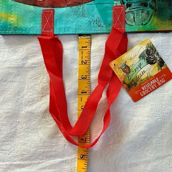 Trader Joe’s Plastic Reusable Shopping Tote Bag 6 Gallon Ohio Collectible - Picture 10 of 14